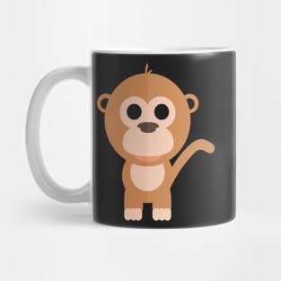 Funny brown monkey Mug